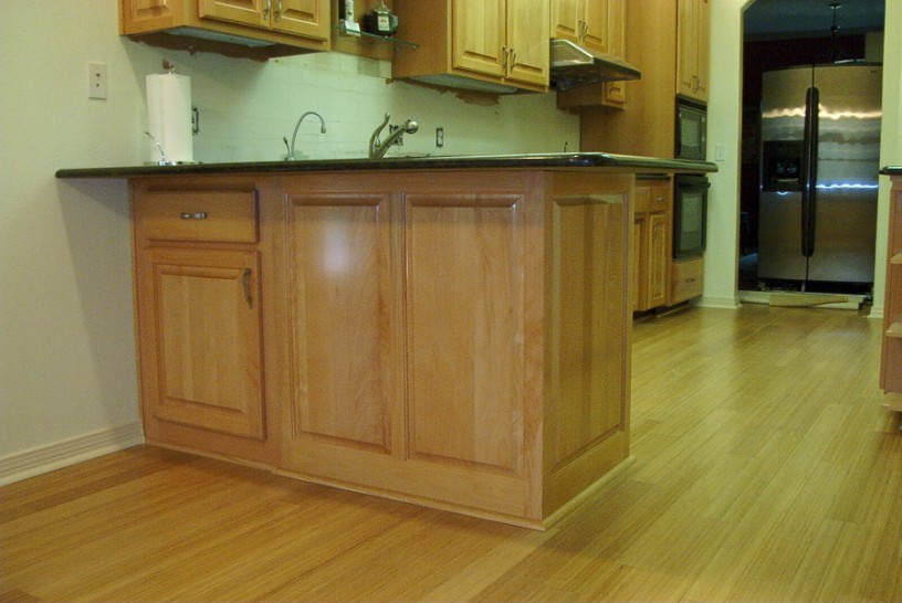 Beech Cabinet Refacing After